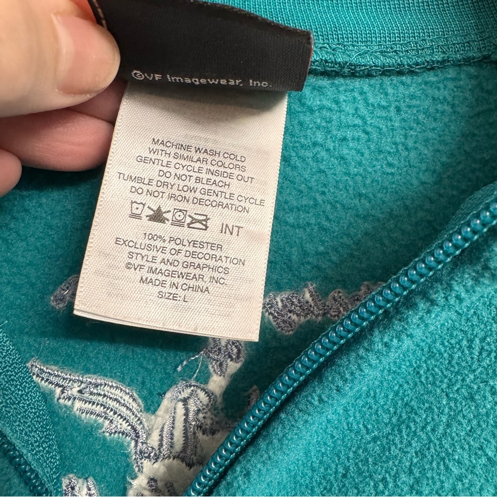 Harley Davidson Fleece Jacket Women's L large Full Zip Indianapolis IN - Picture 9 of 9